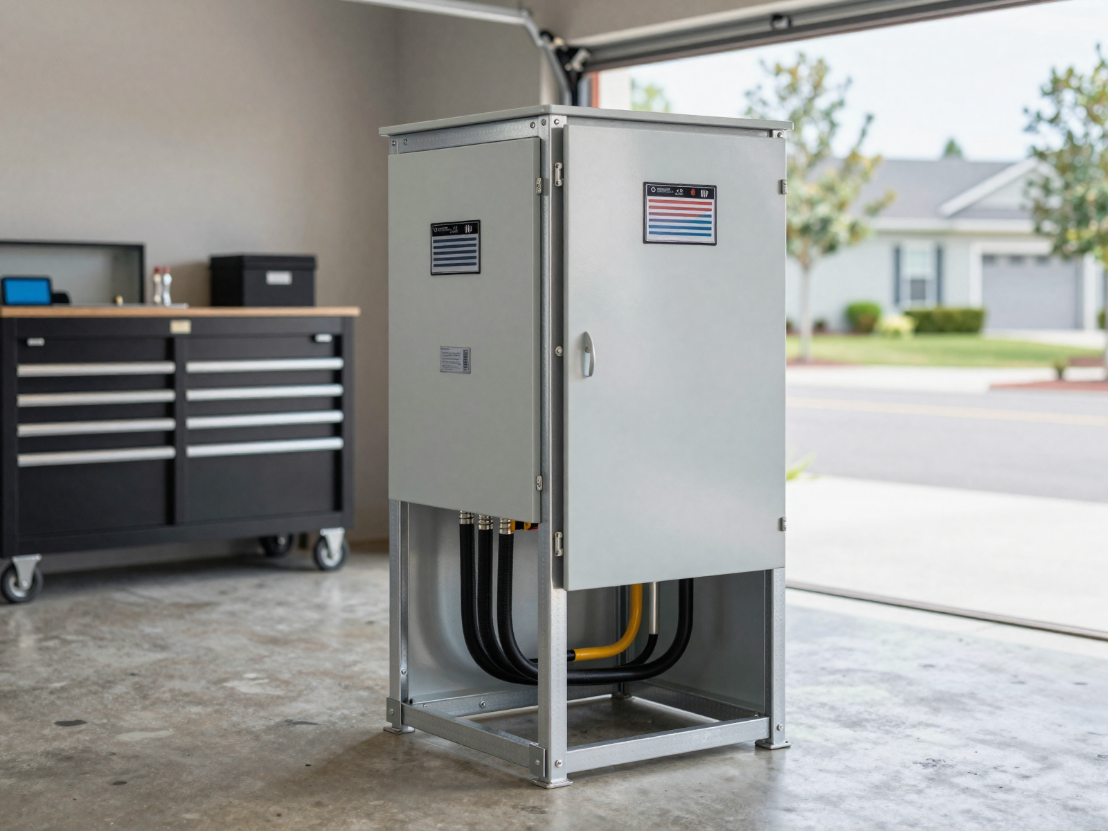 Professional electrical panel installation by Dudley Electric